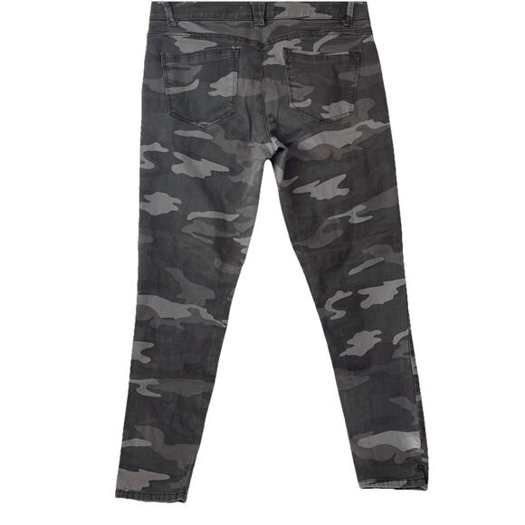Wit & Wisdom Jeans Womens Size 8 Camo Skinny Ankle Mid Rise Comfort Casual Denim - Picture 3 of 7